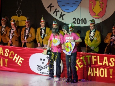 P. Köhler und D. Greß - Piloten beim Fliegerlied KKK - Prunksitzung 2010 - Kampagne - 2010