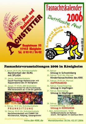  KKK - Fasnachtskalender 2006 - Kampagne - 2006
