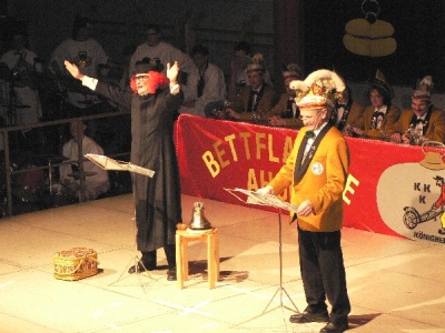 Pfarrer Hermann Bockmühl (links) KKK - Prunksitzung 2007 - 