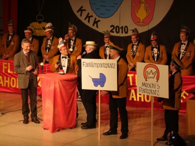 Bürgermeister Wolpert und J. Morschheuser KKK - Prunksitzung 2010 - Kampagne - 2010