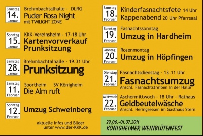  KKK - Fasnachtskalender 2012 - Kampagne - 2012