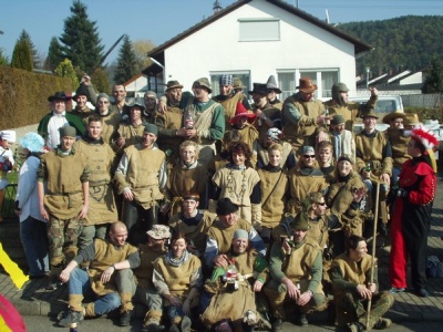 Die Landsknechte beim Umzug in Hardheim am 18.02.2007 KKK - Landsknechte - Der Verein - Gruppen